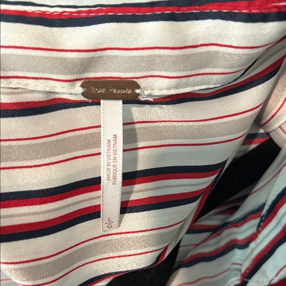 Free People Multicolor Striped Button-Up - Picture 4 of 4